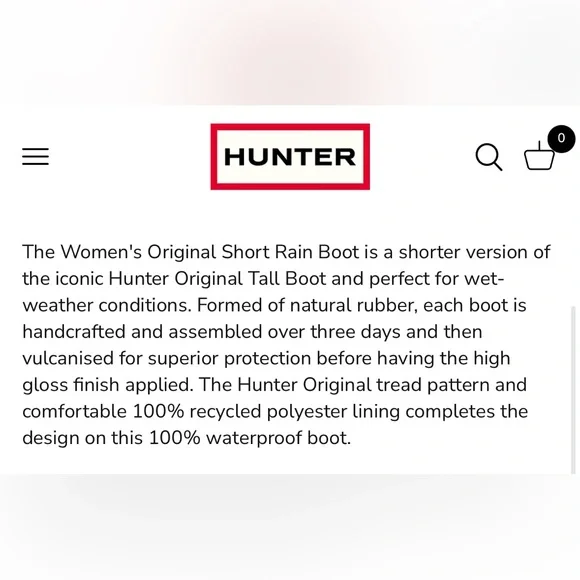 ☔️Hunter Dark Olive Gloss Boots - Picture 10 of 10